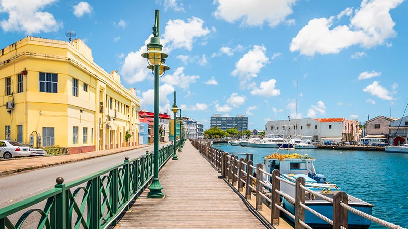 Avresa till Barbados, Vstindien