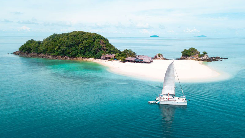 Koh Tao Nord  Koh Tao Syd (6 sjmil, ca 1 tim)