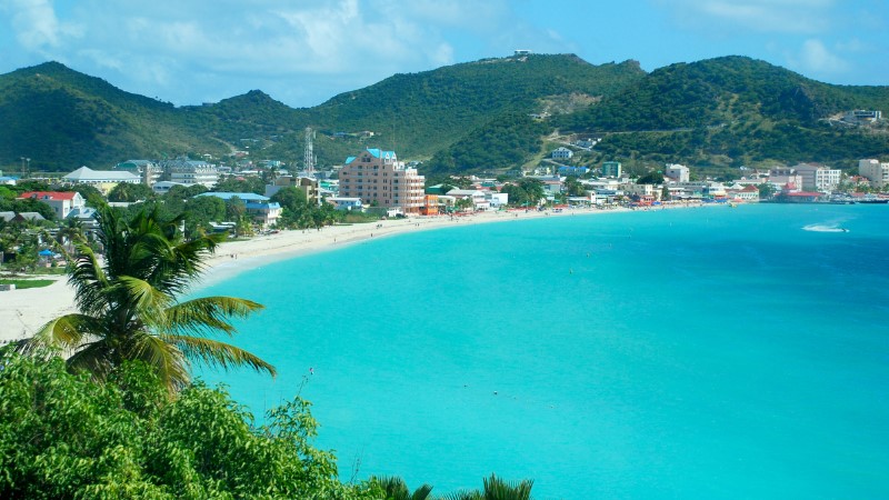 Ankomst till St Maarten