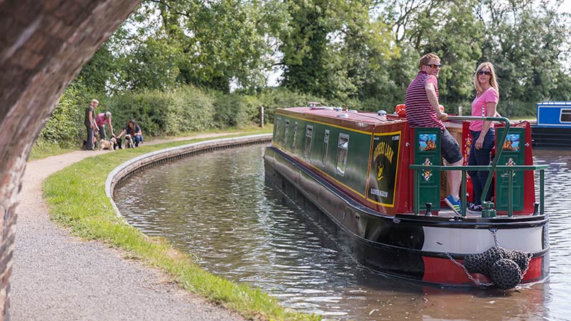 Frn Gayton Marina till Weedon