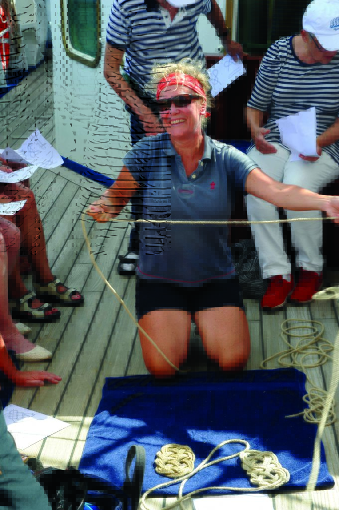 Knyt knopar med Carina Lernhagen-Matz på segling över Atlanten med Poseidon Cruises